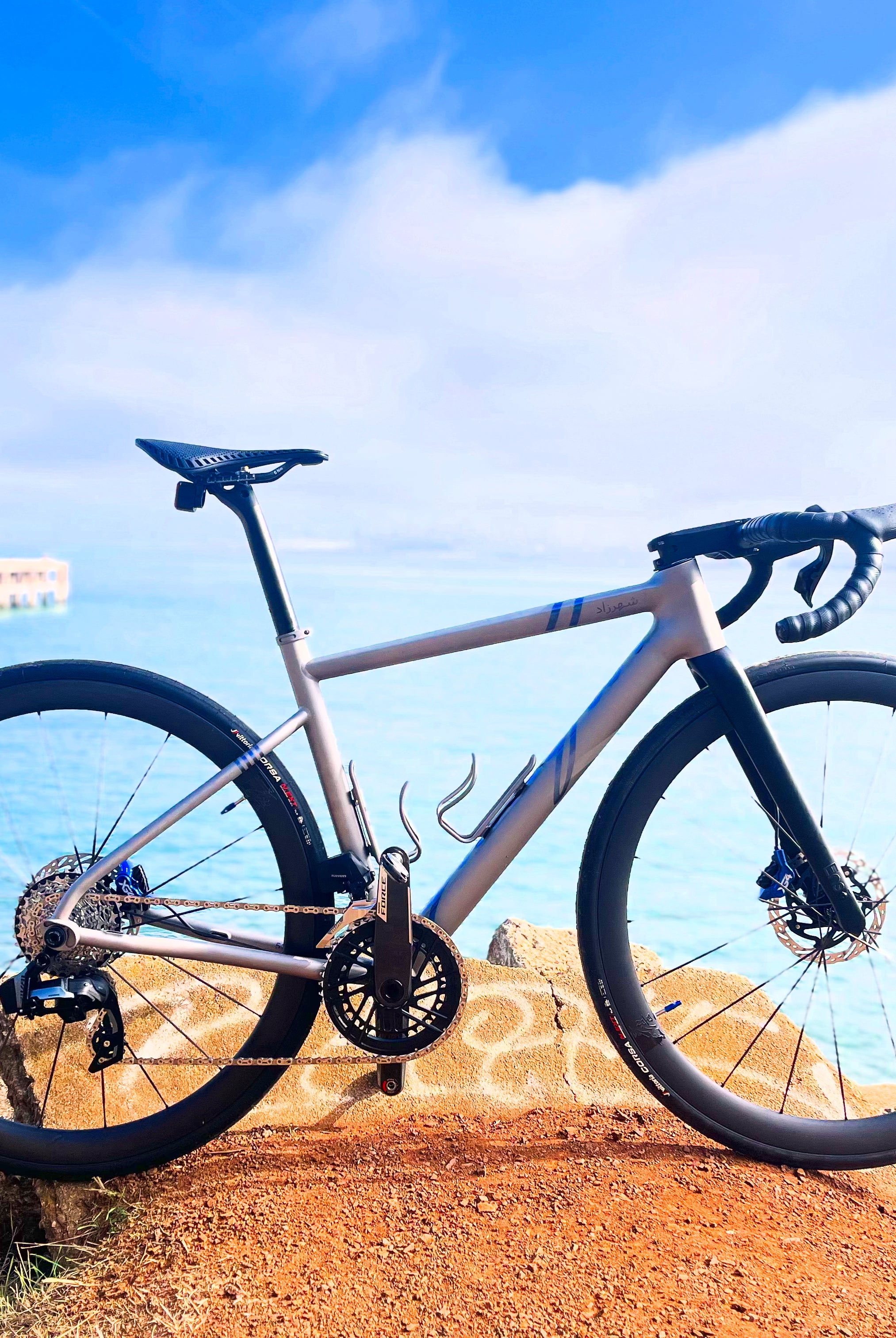 Qunafa Shahrazad titanium allroad frame detail