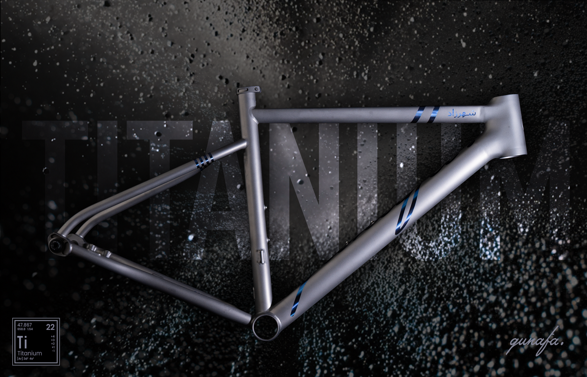 Qunafa 3D-printed titanium bike
